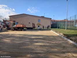 Budowa boiska do piłki plażowej w miejscowości Naruszewo_31_10_2022 (3)