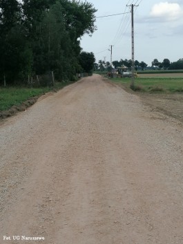 Rozbudowa drogi gminnej w miejscowości Troski i Skwary, gmina Naruszewo_19_22_08_2022 (7)