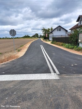 Rozbudowa drogi gminnej w miejscowości Troski i Skwary, gmina Naruszewo_13_09_2022 (6)
