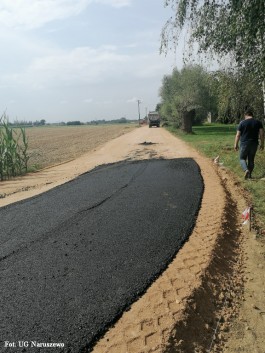 Rozbudowa drogi gminnej w miejscowości Troski i Skwary, gmina Naruszewo_23_24_08_2022 (3)
